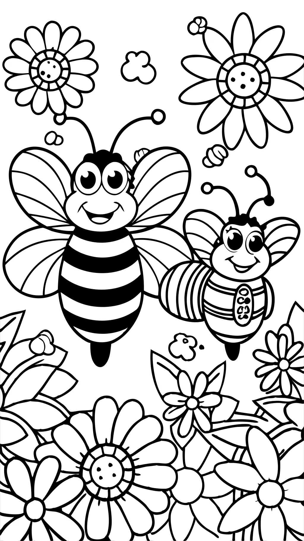 coloriages de films d’abeilles